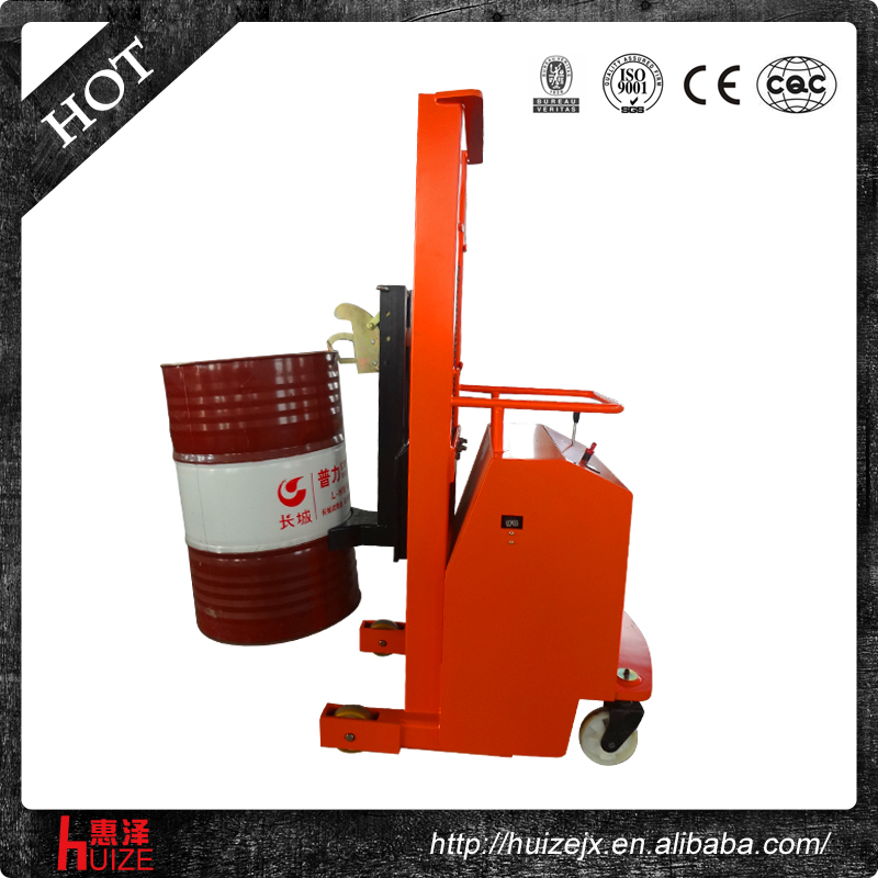 無(wú)底腿不翻轉半電動(dòng)配重油桶車(chē)